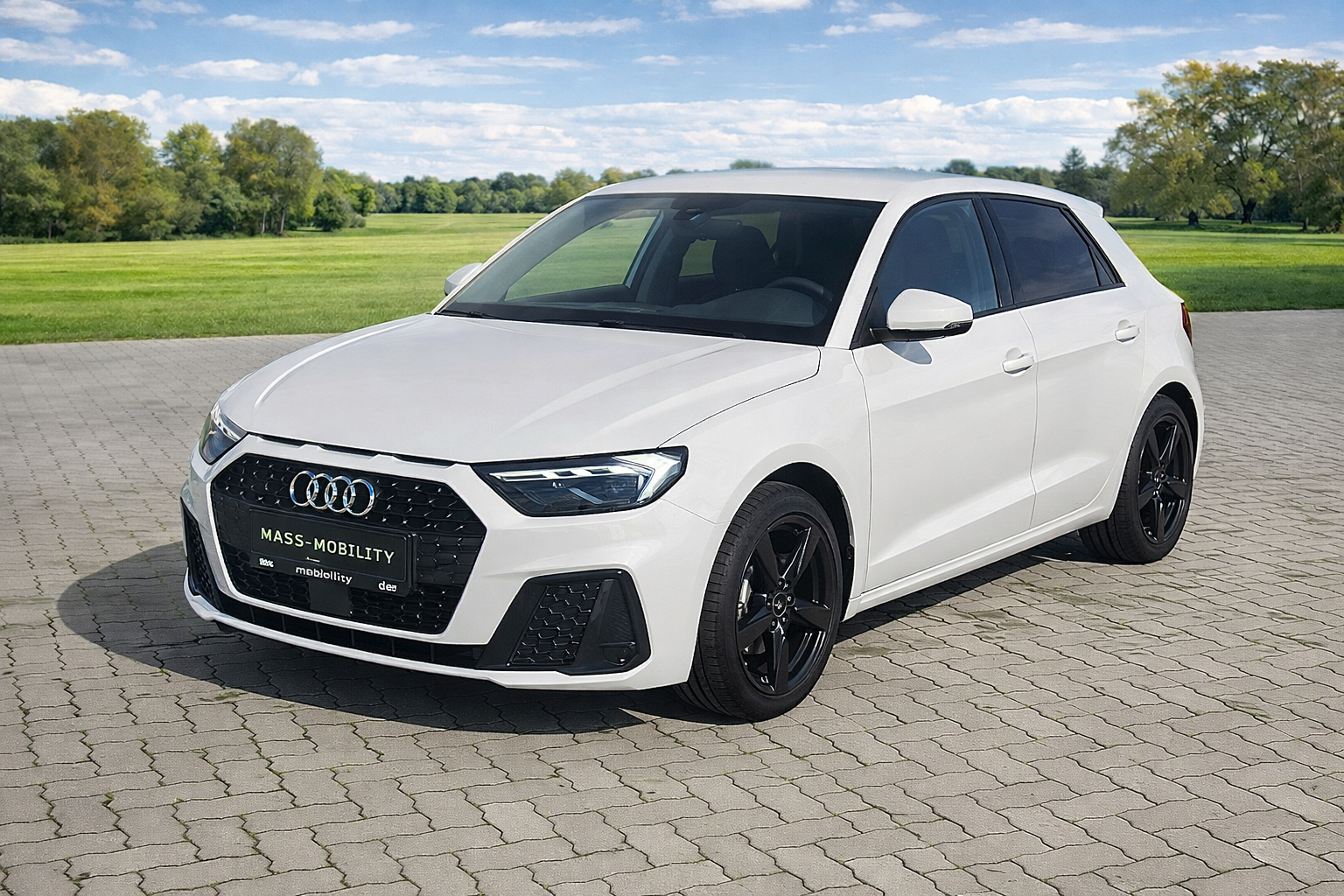 Benz schräg vorne